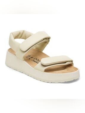 Birkenstock Papillio Theda Sandal, Size 10, Ecru